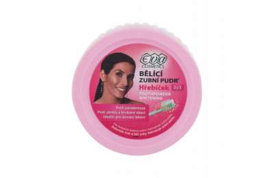 Eva Cosmetics Whitening Toothpowder Fluor bělicí pudr hřebíček 30 g